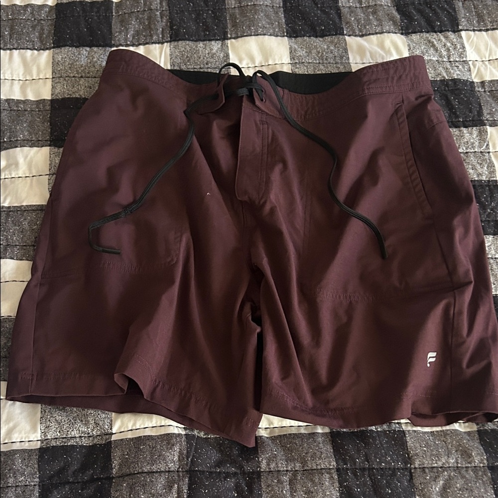 Fabletics Men's Burgundy Shorts The Board Short